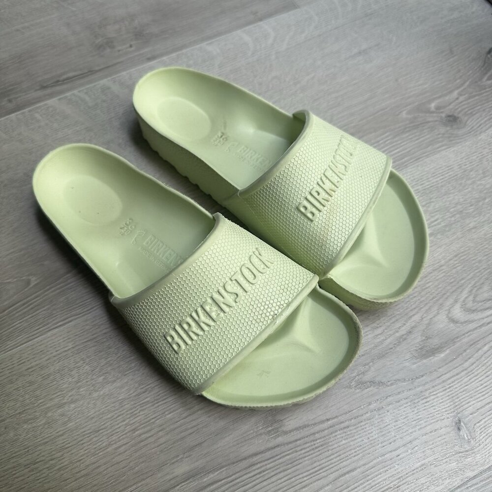 Birkenstock Barbados EVA Slide Sandals Bold Faded Lime Women's‎ Size 5-5.5